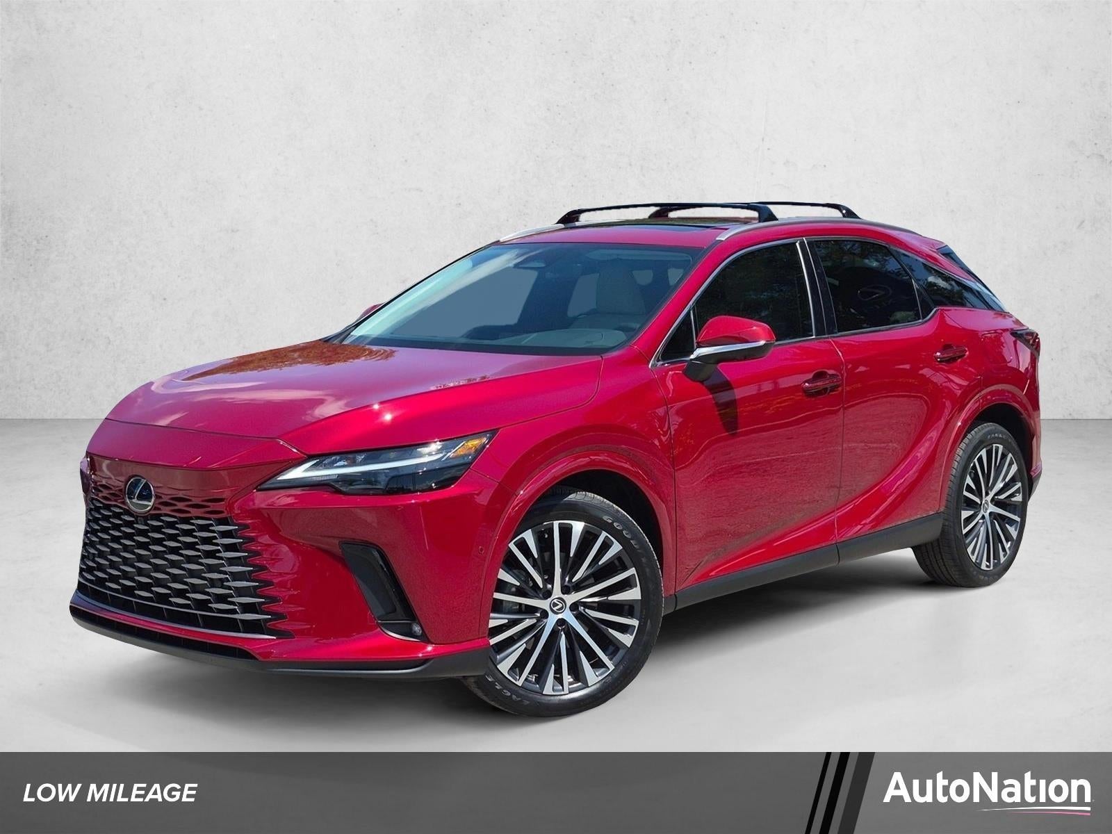 2025 Lexus RX 350 Premium Plus FWD in Matador Red Mica — front three-quarter view