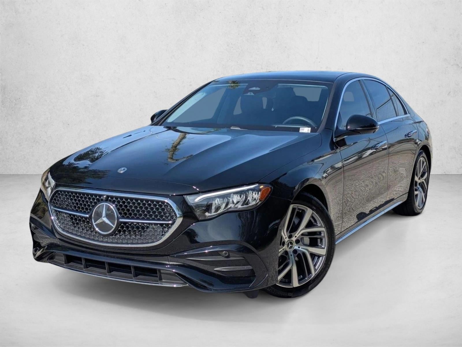 2026 Mercedes-Benz E-Class E 350 RWD Sedan in Black — front three-quarter view